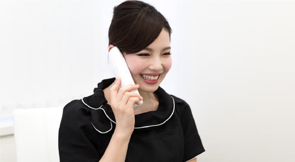 STEP 01／ご予約&ご来店