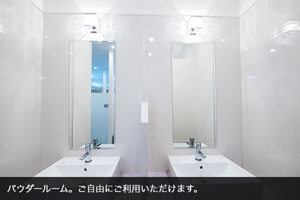 メンズリゼ渋谷のパウダールーム