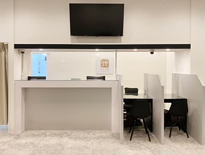 リゼクリニック渋谷院の受付