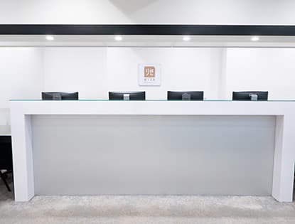 リゼクリニック新宿東口院の受付