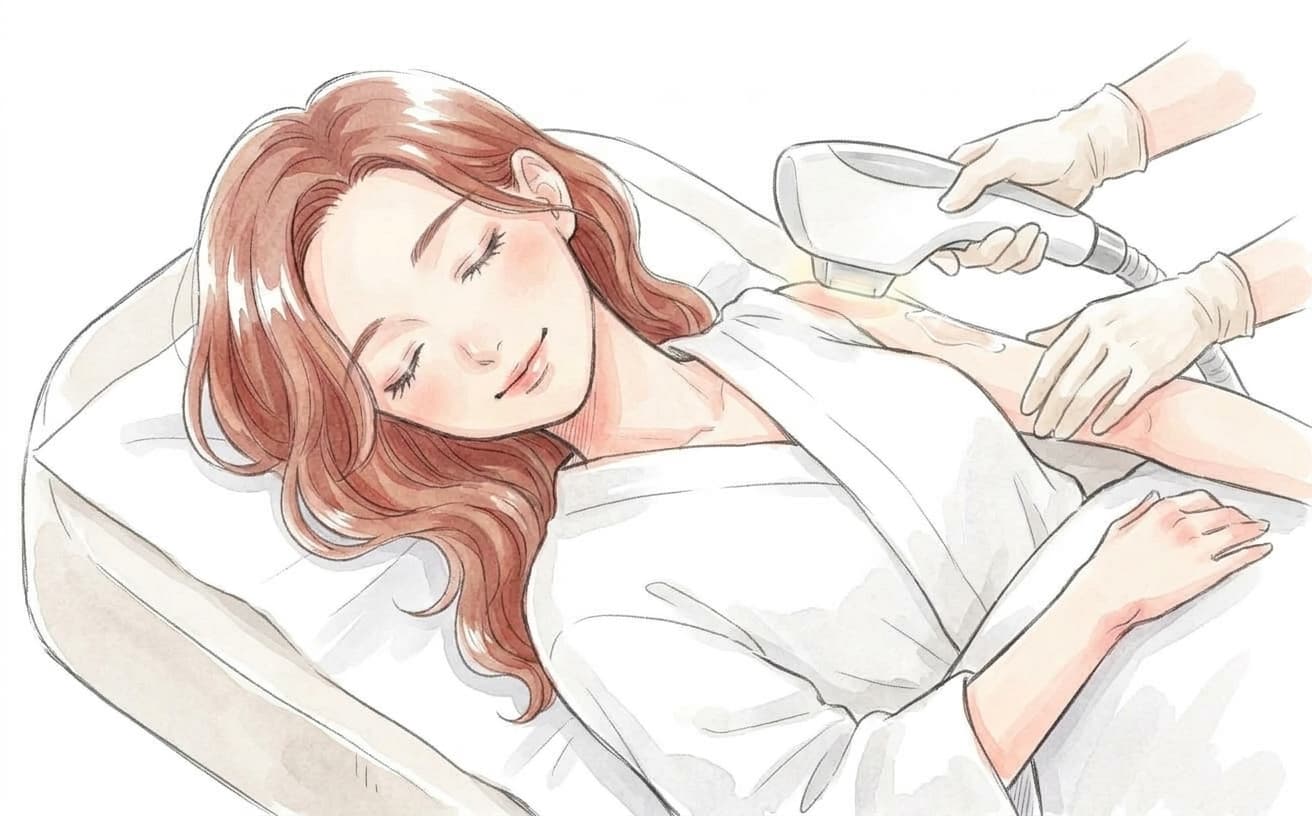 蓄熱式レーザーで痛みを抑えた医療脱毛